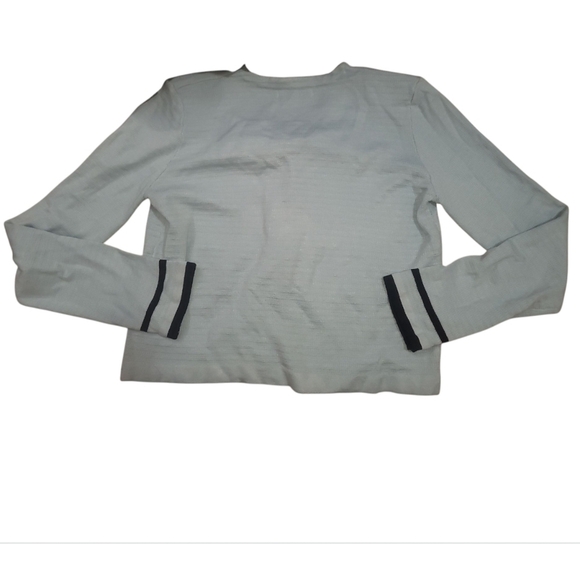 UM lightweight baby blue black bow cardigan sweater - Picture 6 of 6